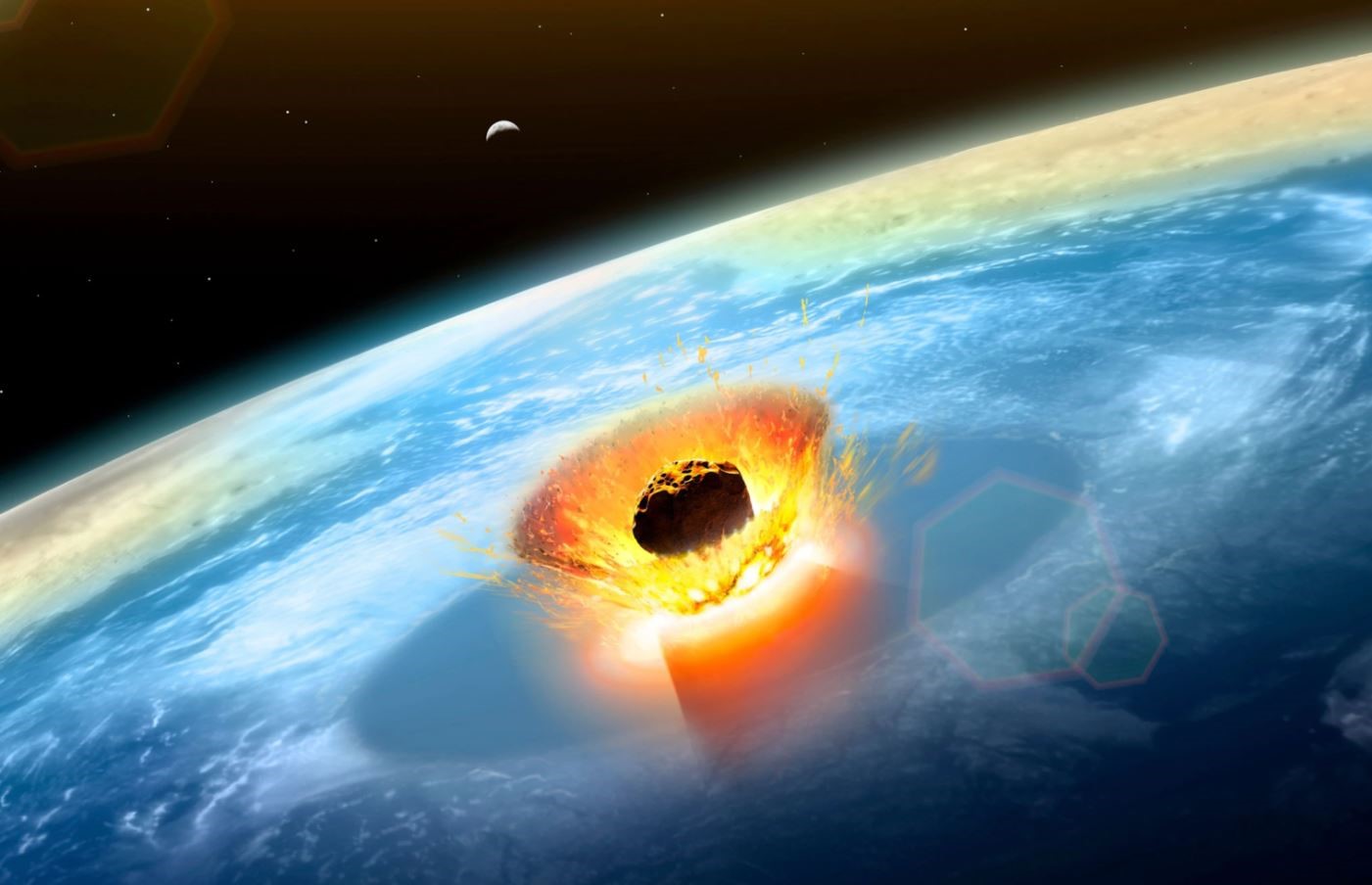 Meteorit becsapódás